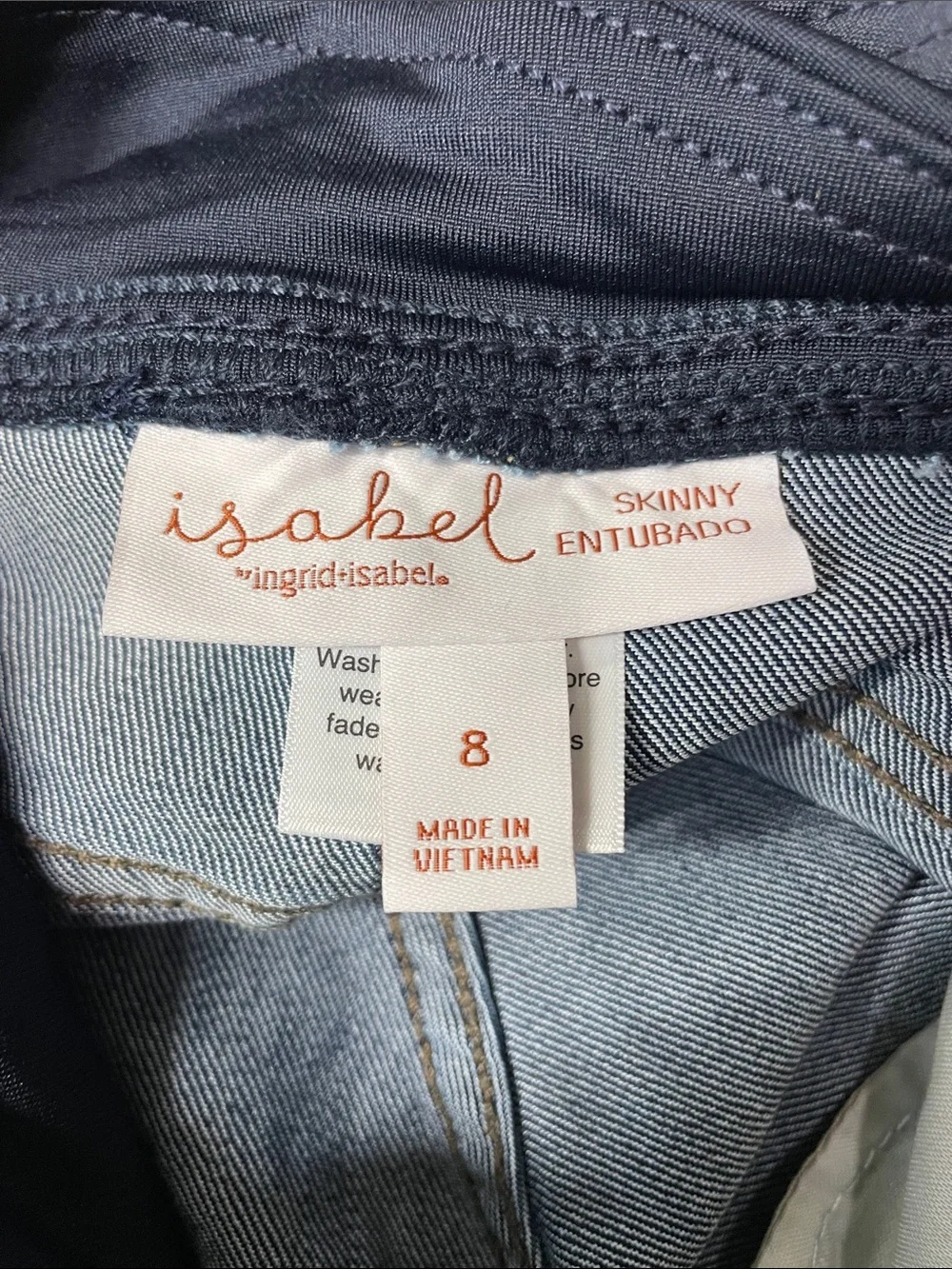 Isabel Maternity Maternity Super Stretch Dark Wash Skinny Jeans Size 8 | NWT